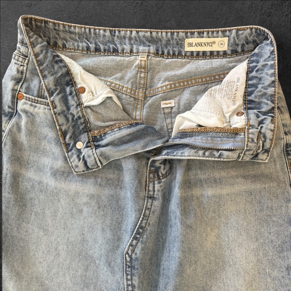 [BLANKNYC] Denim Maxi Skirt In My Mind Light Wash Size 26 - Picture 6 of 9